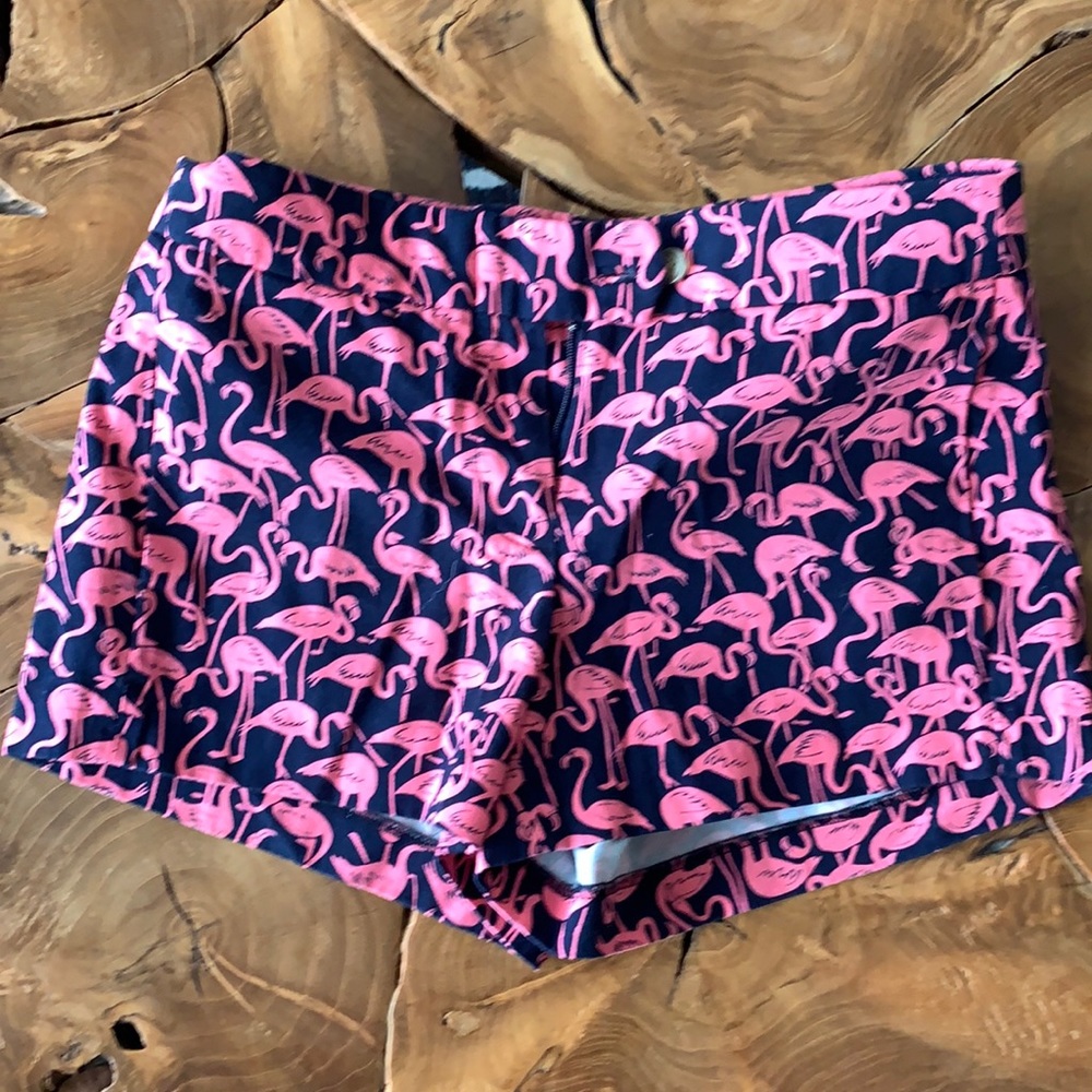 Jcrew flamingo shorts size 2